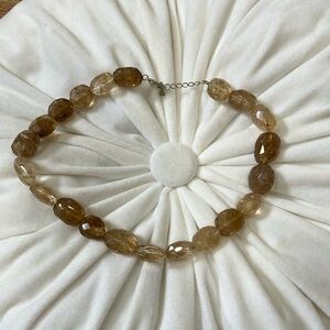 Real crystal necklace